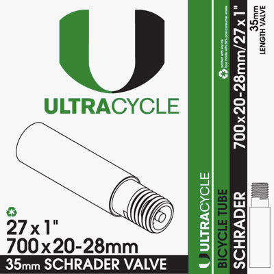 Uc 700X20-28,Tube,35Mm,Sv 50 Per Case,27X1 Schrader Valve Tubes  Tubes  700C / 622
