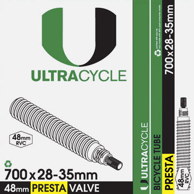 Uc 700X28-35,Tube,48Mm,Pv Rvc 48Mm Stem,Threaded,50/Case Presta Valve Tubes  Tubes  700C / 622