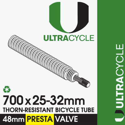 Uc 700X25-32,Tube,48Mm,Pv,Tr Thorn-Resistant, 20 Per Case Triple-Thick/Puncture Resistant  Tubes  700C / 622