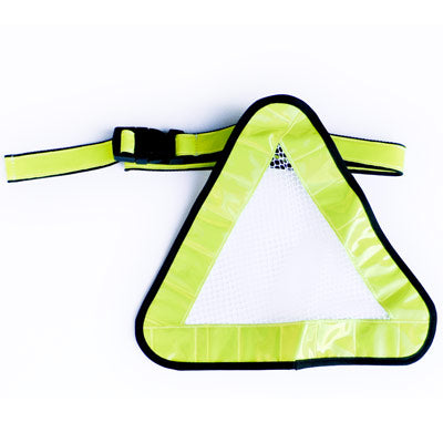 Uc Reflective Triangle W/ Waist/Chest Velcro Strap Reflective Triangle Ultracycle Safety