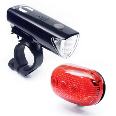 Uc Hl/Tl Combo W/Batteries & Clamps Headlight/Tail Light Combo Ultracycle Lights