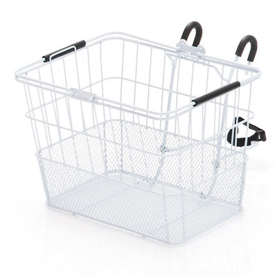 Uc Hook & Go Mesh Qr Basket White,13.5''W X 10''D X 10''H Hook & Go Basket Ultracycle Baskets