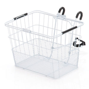 Uc Hook & Go Mesh Qr Basket White,13.5''W X 10''D X 10''H Hook & Go Basket Ultracycle Baskets