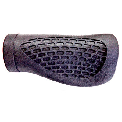 Uc Grips, Ergo Twist Shifter 90Mm Black W/Swivel Card,Plugs Waffle Ergo Twist Shift Ultracycle Gripstape