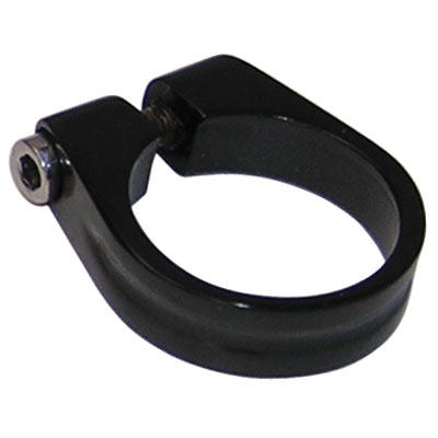 Uc X-Lite Seat Clamp,34.9,Blk 21G,Alloy,Matte Black,1-3/8'' X-Lite Seatpost Clamp Ultracycle Seatposts