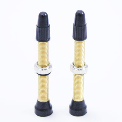 Uc Tubeless Valves, 48Mm Brass, Pair Tubeless Valves  Tubetireca