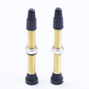 Uc Tubeless Valves, 48Mm Brass, Pair Tubeless Valves  Tubetireca