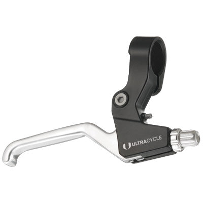 Uc V-Brake Levers Pair Bk/Sl Alloy W/Reach Adjustment V-Brake Levers Ultracycle Brakelever