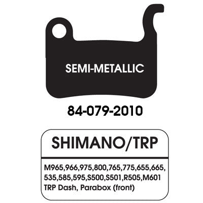 Uc Disc Pads Semi-Metalic Pair Shim M965/800/765/535/R505 Disc Brake Pads Ultracycle Brakepads