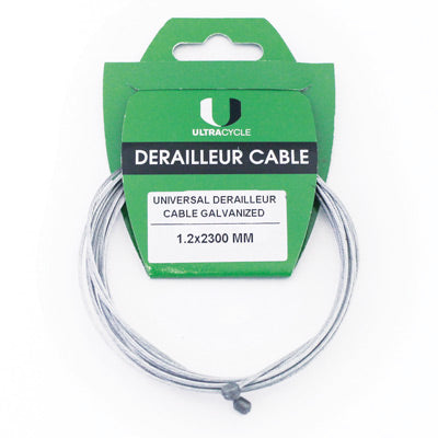 Uc Slick Galv Derailleur Cable 1.1X2300Mm Slick Galvanized Derailleur Cable Ultracycle Cableshous