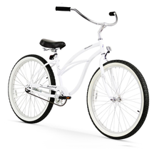 Load image into Gallery viewer, Firmstrong Urban Lady 26" Women's Beach Cruiser Bike - White