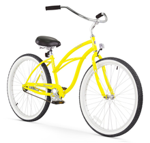 Load image into Gallery viewer, Firmstrong Urban Lady 26" Women's Beach Cruiser Bike - Yellow