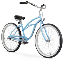 Load image into Gallery viewer, Firmstrong Urban Lady 26" 3-Speed Women's Beach Cruiser Bike - Blue