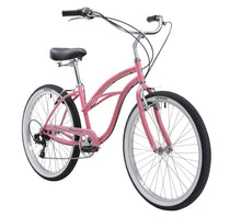 Load image into Gallery viewer, Firmstrong Urban Lady 26" 7-Speed Women's Beach Cruiser Bike - Pink