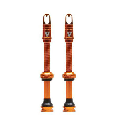 Viair, Tlc Tubeless Valves 60Mm, Orange Tlc Tubeless Valves  Tubetireca