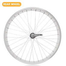 Load image into Gallery viewer, Micargi WH-T752636C 26"x3"x13Gx36H Alloy FAT Rims Wheel Set.