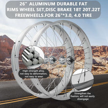 Load image into Gallery viewer, Micagi WH-T952636C 29"X4"X13GX36H Alloy FAT RIMS WHEEL SET.
