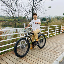 Load image into Gallery viewer, Micargi WH-TR7526140D7 13GX140H Fat Rims Wheel Set FOR 7 SPEED 26"X3",4" Fat Tire
