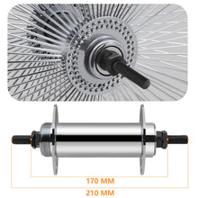 Load image into Gallery viewer, Micargi WH-TR7526140D7 13GX140H Fat Rims Wheel Set FOR 7 SPEED 26"X3",4" Fat Tire