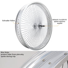 Load image into Gallery viewer, Micargi WH-TR7526140D7 13GX140H Fat Rims Wheel Set FOR 7 SPEED 26"X3",4" Fat Tire