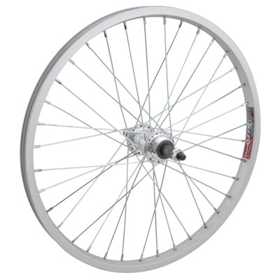 Rr Whl,20X1.75,Sil,Aly,36H 3/8'',Sw,Sil,135Mm,Fw,5-7S 20'' Alloy Bmx Wheels  Wheels  20''