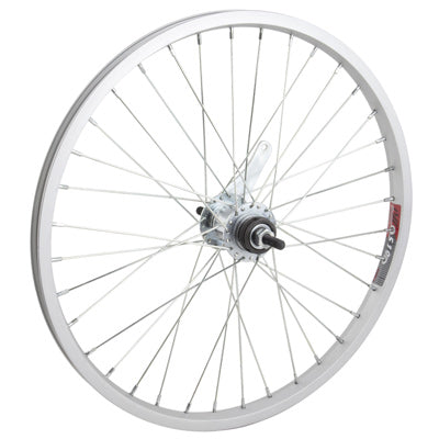 Rr Whl,20X1.75,Sil,Aly,36H 3/8'',Sw,Sil,110Mm,Cb,1S 20'' Alloy Bmx Wheels  Wheels  20''