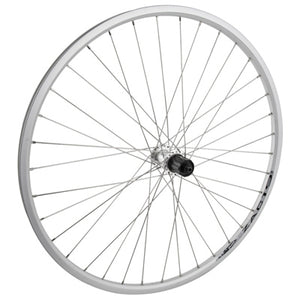 Rr Whl,26X1.5,Sil,Aly,36H Qr,Dw,Sil,135Mm,Hg,8-10S 26'' Alloy Mtb Db Wheels  Wheels  26''