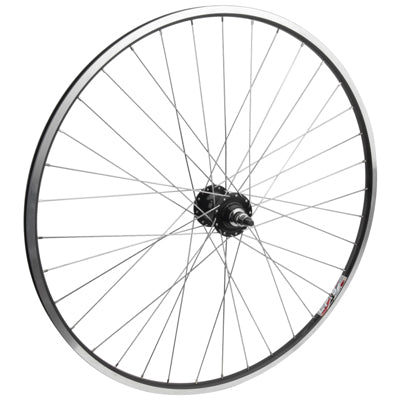 Rr Whl,700,Bk,Aly,36H 10Mm,Dw,Bk,120Mm,Fx/Fw,1S 700C Alloy Fixed Gear/Freewheel Db Wall Wheels  Wheels  700C