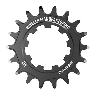 Wmfg Solo Xd 18T Cog Xd-Xdr 7075 Black Single-Speed Cog  Cassettes