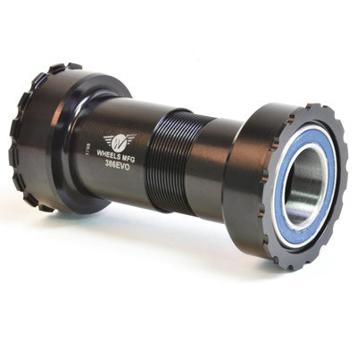 Wmfg 386 Evo Bb, Ac Brng. Blk For Sram 22/24Mm Spindle 386 Evo Bb For Sram Wheels Mfg. Bottombrac