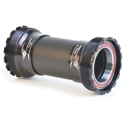 Wmfg T47 Bb,W/Ac Bearings, Int For 30Mm Spindle, Blk T47 Inboard Bearing Bottom Bracket Wheels Mfg. Bottombrac
