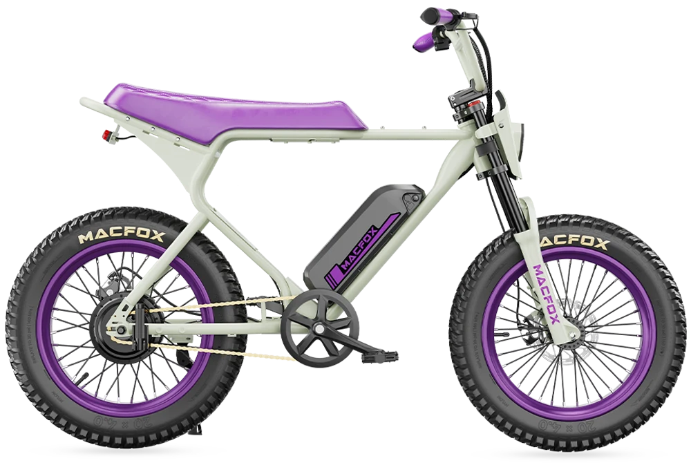 MacFox X1s Bs.Zay 500w ebike electric White / Purple