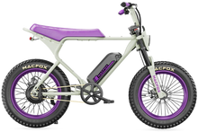 Load image into Gallery viewer, MacFox X1s Bs.Zay 500w ebike electric White / Purple