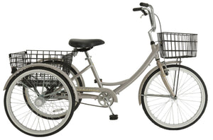 Tricycle 7 Spd Champagne Steel  Trike Steel 7 Speed  Adulttri1