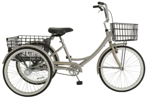 Tricycle 1 Spd Champagne Steel  Trike Steel  Adult