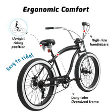 Load image into Gallery viewer, Tracer Avalon GT7 29" Beach Cruiser Bikes