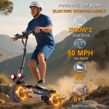 Load image into Gallery viewer, Bikydom Scooter 50mph Dual motor 5600w