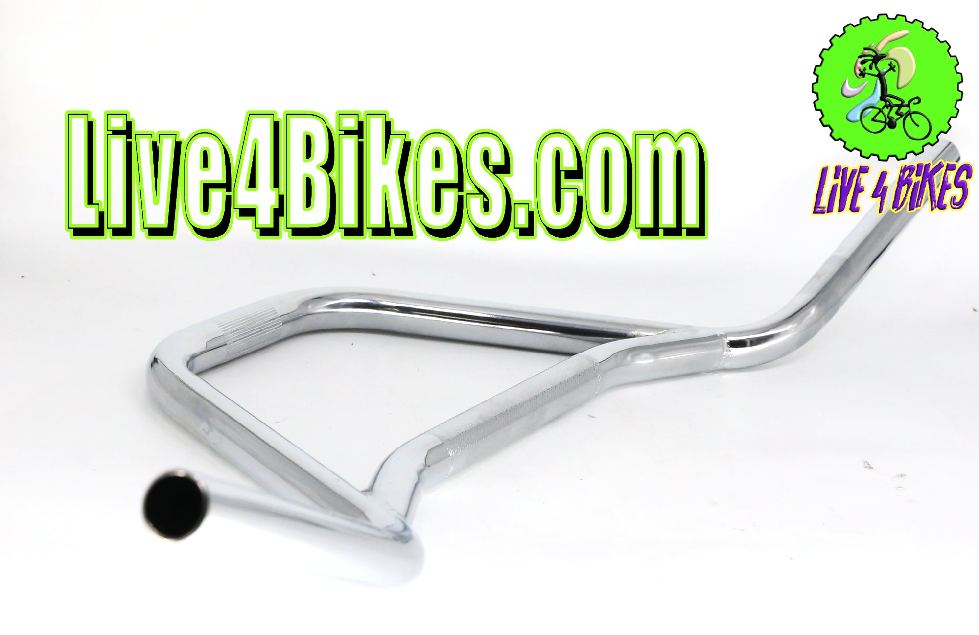 9in BMX Steel Handlebar Chrome