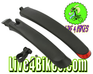 Clip-On Mountain Bike Fenders Mudguard 24-29in