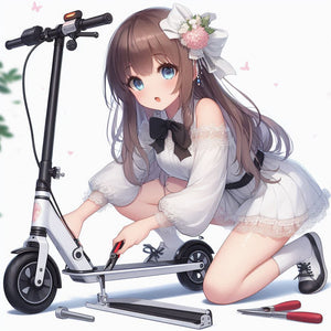 Scooter Flat tire Repair - Scooter tube install - Solid tire installation