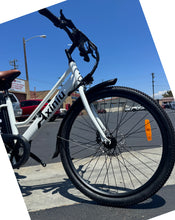 Load image into Gallery viewer, Electric City Bike For Two | 22mph 36V 13Ah | 50 Mile Rage White
