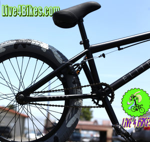 Elite BMX Destro Black Combat Freestyle Bicycle 20" -Live4Bikes