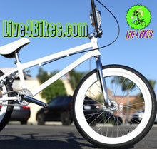 Load image into Gallery viewer, Elite Bmx Destro 20 in Freestyle White Chrome Bike ( Trick, Skate park Bikes ) -Live4Bikes