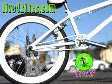 Load image into Gallery viewer, Elite Bmx Destro 20 in Freestyle White Chrome Bike ( Trick, Skate park Bikes ) -Live4Bikes