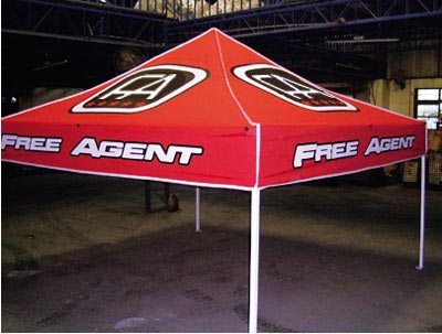 F/Agent Tent Top,For 10X10  Pop-Up Tent Free Agent Merchandis