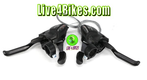 Falcon  Shifter / Brake Set 3x7 Combo 3 spd / 7 spd - Live 4 Bikes