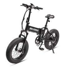 Load image into Gallery viewer, Solebike Fat Tire Folding 500w 48v Electric Ebike