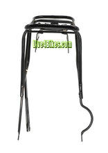 Load image into Gallery viewer, Fat Tire rear Bicycle Rack for 26x4.00 Tires with DIsc Brakes Steel  -Live 4 Bikes