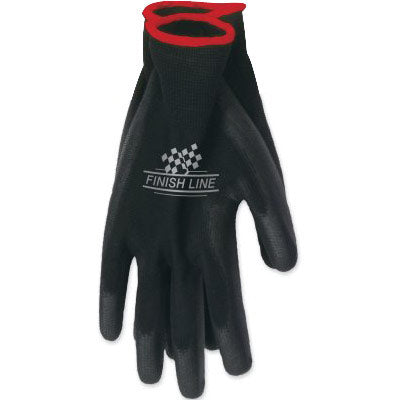 F/Line Gloves,Mechanic'S Grip Large/Xlarge,Black/Red Mechanic'S Grip Gloves Finish Line Tools