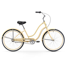 Load image into Gallery viewer, Firmstrong Siren 26" 3-Speed Women's Beach Cruiser Bike - Vanilla